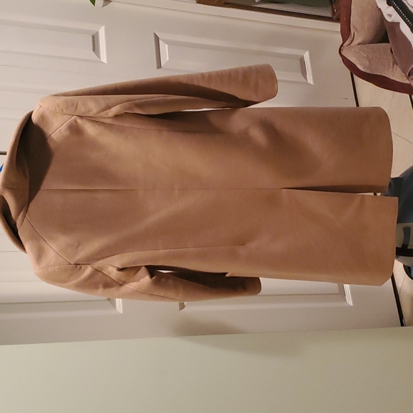 Aritzia Wilfred Camel Cocoon Wool Coat Size XS - Picture 4 of 4